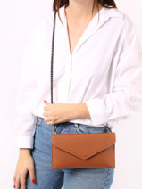 Pochette De Soir�e M Paddock Cuir Etrier Beige paddock TLOS1670-vue-porte