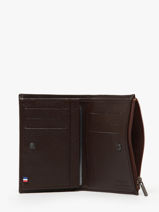 Portefeuille Porte-monnaie Cuir Etrier Marron madras EMAD619-vue-porte