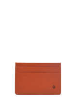 Porte-cartes Cuir Madras Etrier Orange madras EMAD053