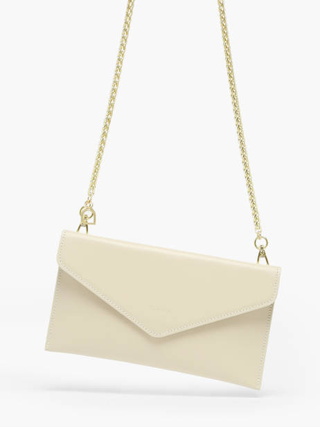 Pochette De SoirÃ©e M Paddock Cuir Etrier Beige paddock TLOS1670 vue secondaire 2