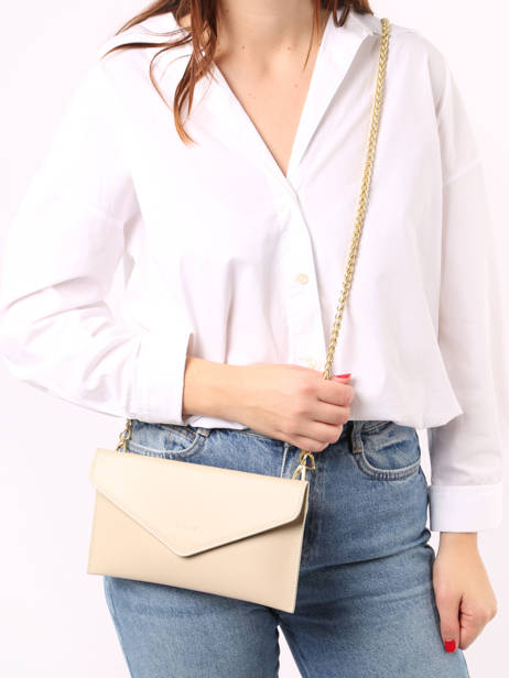 Pochette De SoirÃ©e M Paddock Cuir Etrier Beige paddock TLOS1670 vue secondaire 1