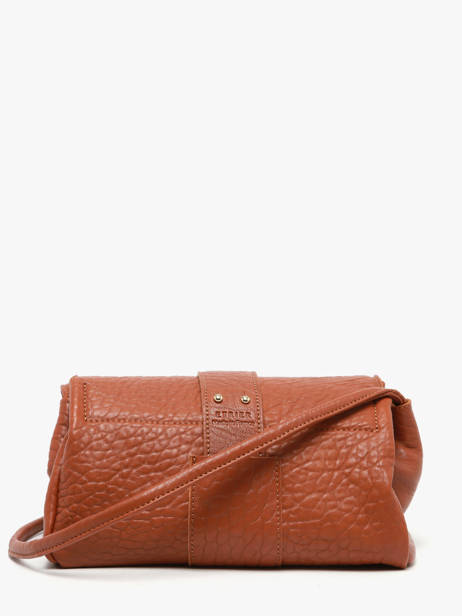 Sac Bandoulière M Agnes Cuir Etrier Marron agnes EAGC205M vue secondaire 6