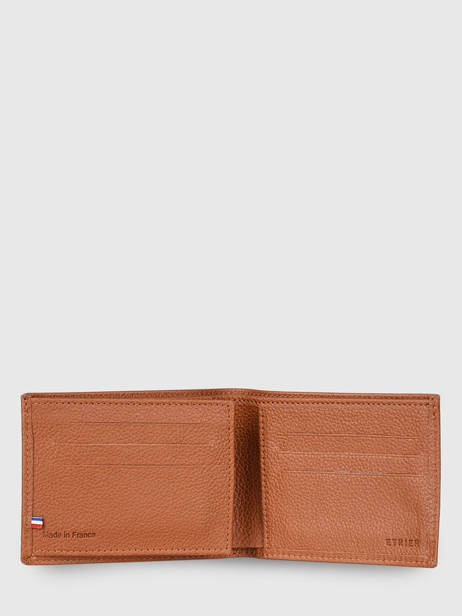 Portefeuille Porte-cartes Madras Cuir Etrier Marron madras EMAD740 vue secondaire 1